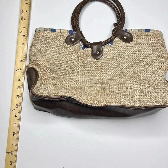 Longaberger Cabana Blue Stripe Purse - Picture 8 of 8